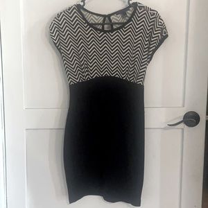 Black and white dress